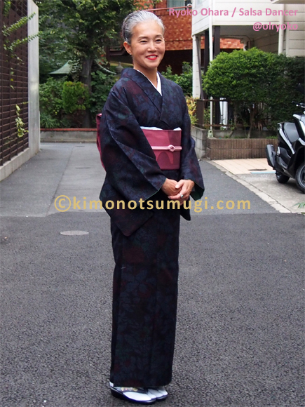 >dark navy Yuuki tsumugi The model is Ryoko Ohara [Salsa Dancer] 